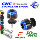 Frwus-mc-sp06-xx-10mm-pn018 Billet 10mm Mshine Swingarm Spools For Kawasaki Ninja 1000 Sx 2011-2013 13 12 11