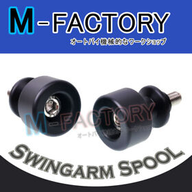 Mfsp01ss8mfksn1ek001 Black M8 Swingarm Spools Pom For Suzuki Bandit 1250 S 2007-2017 14 15 16