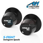 Black M8 Swingarm Spools S-fight For Triumph Scrambler 1200 Xe 2019-20 19 20 Black M8 Swingarm Spools S-fight For Triumph Scrambler 1200 Xe 2019-20 19 20