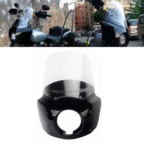 T-037-15-cl Bluebunny Abs Headlgiht Fairing Windshield For Harley Dyna Street Bob Super Glide Fxdb 06