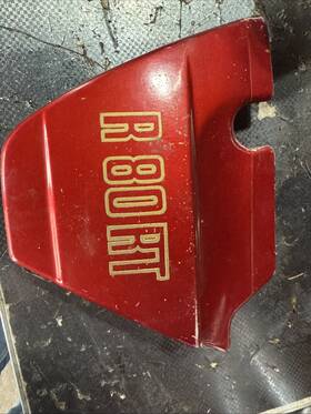 46632301897 Bmw Oem 80-84 R80rt Airhead Left Side Frame Battery Cover Panel 566 Red R100cs