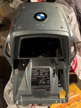 52531453608 Bmw 1986-1996 K75 K100 Columbia Silver Rear Wheel Seat Tail Section And Handles