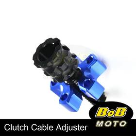 Pca01bbuaipn016 Bob Moto For Honda Trx700xx 08-09 Motorcycle Clutch Cable Adjuster Blue