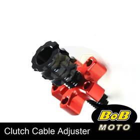 Pca01brdaipn018 Bob Moto For Vt 1100c Shadow Spirit/aero 97-12 11 Motorcycle Clutch Cable Adjuster Red