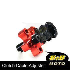 Pca01brdaipn107 Bob Moto For Yamaha V Star 1300 Deluxe 13-16 15 14 Motorcycle Clutch Cable Adjuster Red