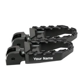 Bbfpfg03bkp04xxcustomus001 Bobmoto Custom Laser Front Wide Foot Pegs For Apriila Rs660 Tuono V4 125 Rsv4 1000 R