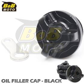 Bboc-su02xxbob021 Bobmoto Black Oil Filler Cap Cup Cnc X1 For Suzuki Dl 650 V-strom 11 12 13 14 15 16