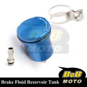 Bo-ftrd04bu200200014d Bobmoto For Monster 800 1000 900 All Blue Racing Cnc Rear Brake Fluid Reservoir Tank