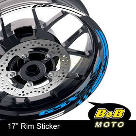 Clcrwsgp01xx17gsxr750axxcc01 Bobmoto 17 In Wheel Sticker Decals Checkered For Suzuki Gsxr 750 Gsx-r 92-20 13 14