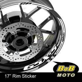 Clcrwsgp01xx17gsxs1000axxcc01 Bobmoto 17 In Wheel Sticker Decals Checkered For Suzuki Gsxs 1000 2016-2019 16 18 19 Clcrwsgp01xx17gsxs1000axxcc01 Bobmoto 17 In Wheel Sticker Decals Checkered For Suzuki Gsxs 1000 2016-2019 16 18 19