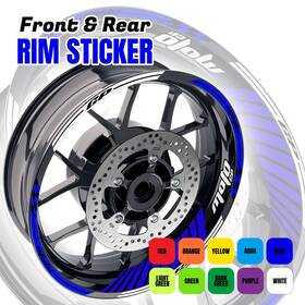 Clcrwsgp02xx17cc050 Bobmoto Aa02 17 Inch Wheel Rim Sticker Stripe For Honda Cbr650f 14-18 14 15 16 18