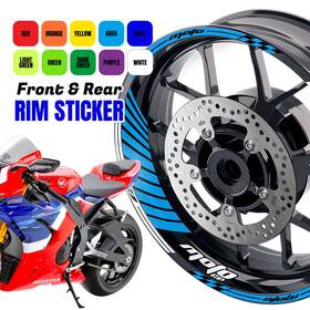 Clcrwsgp02xx17cc109 Bobmoto Aa02 17 Inch Wheel Rim Sticker Stripe For Yamaha Fz6r 09-17 12 13 14 15 16