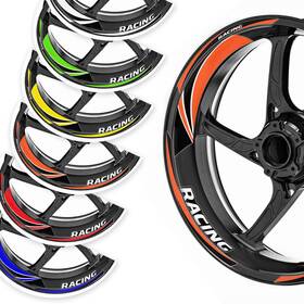 Clcrwsgp08xx17cc069 Bobmoto Gp08 17 Inch Wheel Rim Sticker Racing For Kawasaki Z400 19-20 19 20