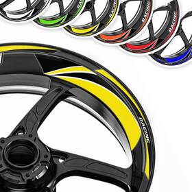 Clcrwsgp08xx17cc096 Bobmoto Gp08 17 Inch Wheel Rim Sticker Racing For Suzuki Sv1000 S 03-07 04 05