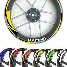 Clcrwsgp08xx17cc102 Bobmoto Gp08 17 Inch Wheel Rim Sticker Racing For Triumph Street Twin 16-19 18