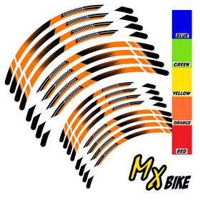 Clcrwsmxaa01bxxx2119cc28 Bobmoto Arrow Dirt Bike Rim Wraps Sticker For Honda Crf 450r 02-21 20 19 18 17