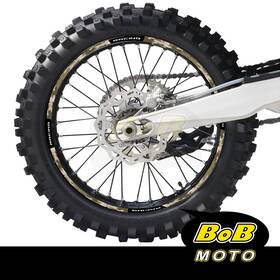Clcrwsmxaf03bbw2118cc77 Bobmoto Camo Brown Dirt Bike Rim Wraps Sticker For Yamaha Xt 250 08-19 15 16 17 18