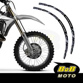 Clcrwsmxaf04bbu2118cc82 Bobmoto Digital Camo Navy Dirt Bike Rim Wraps Sticker For Yamaha Yz 250fx 15-21 18 19 20