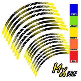Clcrwsmxal02bxxx2118cc65 Bobmoto Line Dirt Bike Rim Wraps Sticker For Tm Racing 300en 07-21 09 10 11