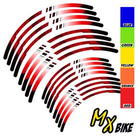 Clcrwsmxap05bxxx2118cc41 Bobmoto Shade Dirt Bike Rim Wraps Sticker For Kawasaki Klx 300r 97-07 04 05 06