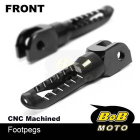 Fpa015xxmmbkp03xxbbobuspn001 Bobmoto Cnc Front Foot Pegs Rests For Aprilia Shiver 900 Tuono 660 Rsv4 1100 Factory