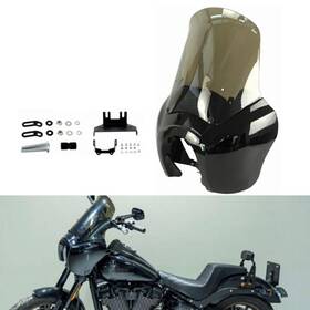 Us-t-04315-bksk Bolonimotorsports For Harley Low Rider S Fxlrs 2020-2024 Headlight Fairing Smoke Windshield Kit Us-t-04315-bksk Bolonimotorsports For Harley Low Rider S Fxlrs 2020-2024 Headlight Fairing Smoke Windshield Kit