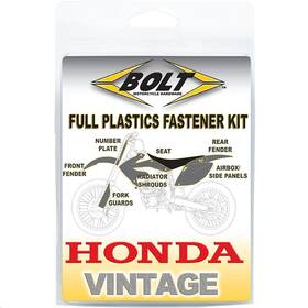 Bolt Mc Hardware 819648020949 Motorcycle Accessories Hon-9297104 Plastic Fastener Kit