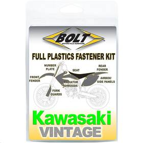 Kaw-9293103 Bolt Mc Hardware Motorcycle Accessories Plastic Fastener Kit