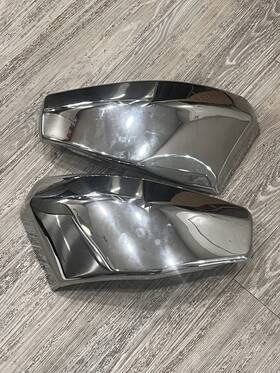 Bou2927944 Boutiquetrove 2 Pcs Chrome Side Battery Cover For Honda Vtx 1300 2003-2009 2004 2005 2006 2007
