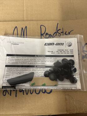 219400085 Brp Can-am New Oem Black/yellow Seat Skin Spyder Gs Roadster