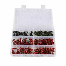 M525-a039-red Bruce&shark 177x Fairing Fender Fastener Kit Body Work Screws Bolts Washers Motorcycle Re