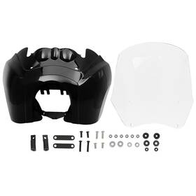 Bsap000006001 Front Headlight Clear Fairing 15ftft Windshield For Harley Davidson Dyna Low Rider