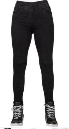 Bull-it 116904023110 Ladies Fury Evo Womens Skinny Jegging Black Sz 10