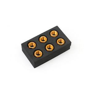Mffrf01gdmffsn1098 Buymall2013 Gold Rear Sprocket Nuts M10 For Suzuki Dl650 V-strom 04-12 11 10 09