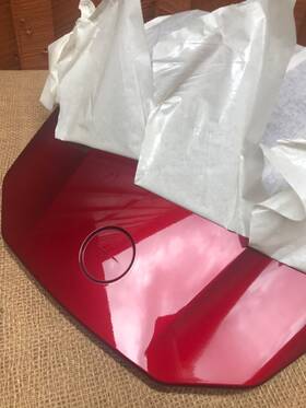 219401014 Can-am 2020 Spyder Rt Oem Deep Marsala Rear Fairing Panel B-444