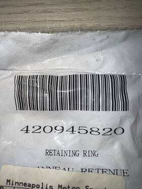 420945820 Can-am Sea-doo Spark Retaining Ring