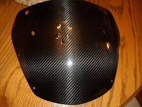 Bxbu23100cf-m Carbon Fiber Racing 2003-2010 Buell Xb9 Xb12/s/sx/ss/stt/x Windshield - 100% Matte