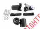 Rmi-v1fs-h940b Cbr1000rr Thealphamoto New No Cut Black Frame Sliders Cbr 1000 Rr 2008 2009 2010 2011