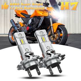 16s-h7 Chusyyray For Kawasaki Zx636 Ninja Zx-6r 2003-06 2010-11 Zx6r Led Headlight H7 Bulbs 6500k