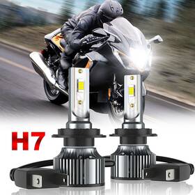 Chu-l2plus-h7 Chusyyray 6500k H7 Led Headlight Motorcycle Bulbs For Suzuki Hayabusa Gsx1300r 1999-2007