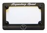 Ci-2015b Aeromach Black Billet License Plate Frame Legendary Speed For Indian