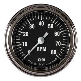 Hr183slf Classic Instruments Hot Rod Tachometer 2 1 8 Full Sweep