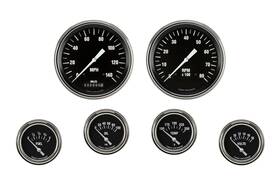 Hr251slf Classic Instruments Hot Rod Six Gauge Set 251
