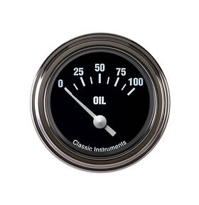 Hr81slc Classic Instruments Hot Rod 2 Oil Press