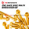 Clcrenbogsxr6000607xxcc0045 Mc Motoparts Cnc Crankcase Engine Stator Cover Bolts Fit Suzuki