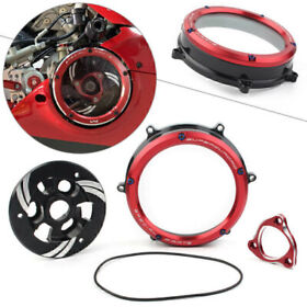 1299 Clear Clutch Cover Protector Guard For Ducati Panigale 1199 959 R S 12-20 1299 Clear Clutch Cover Protector Guard For Ducati Panigale 1199 959 R S 12-20