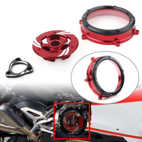 1299 Clutch Cover Protector Guard For Ducati Panigale 1199 959 R S 2012-2020 Red
