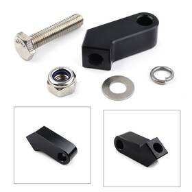 Comebestdealusa 211110716907 Headlight Mounting Block Bracket Black Fit Harley Custom Mount Us