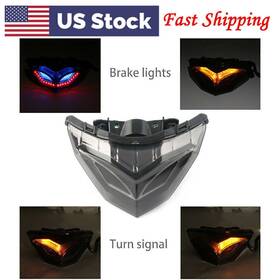 Comebestdealusa 550716551681 Led Brake Tail Light Rear Turn Signal Lamp For Kawasaki Ninja 250r 300 2013-2017
