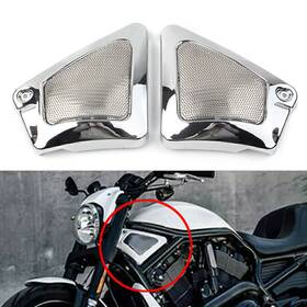 Comebuybest 425124201902 2x Airbox Frame Neck Side Cover Chrome Fit Harley V-rod Vrsca Vrscb Vrscx Vrscaw